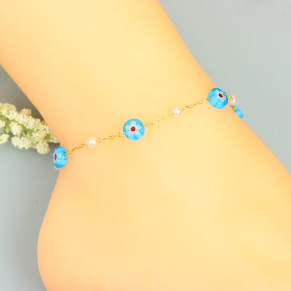 Handmade Anklet – A Stylish Choice for Women, Thoughtful Gift Idea, EVCH1295 - Picture 10 of 12